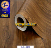برچسب کابینت طرح چوب قهوه ای کد ۶۲۴۶ عرض ۶۰