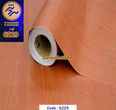 برچسب کابینت طرح چوب مایل به نارنجی کد ۶۲۲۹ عرض ۶۰